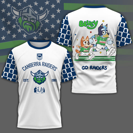 CR x NRL Premium Bluey 3D Shirt DDT TTTZ