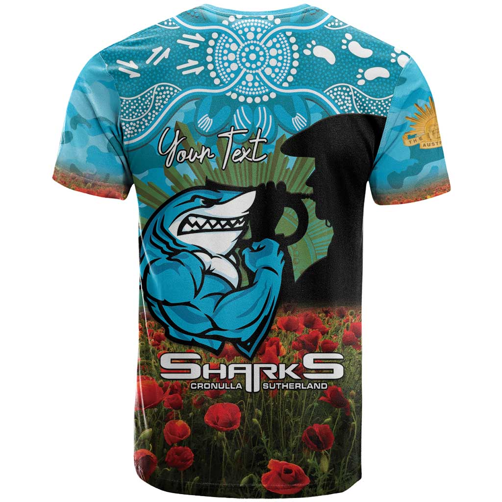 CRO x NRL Rugby ANZAC Day Women V-Neck T-Shirt Last Post Poppy We Will Remember Them DatND DVT
