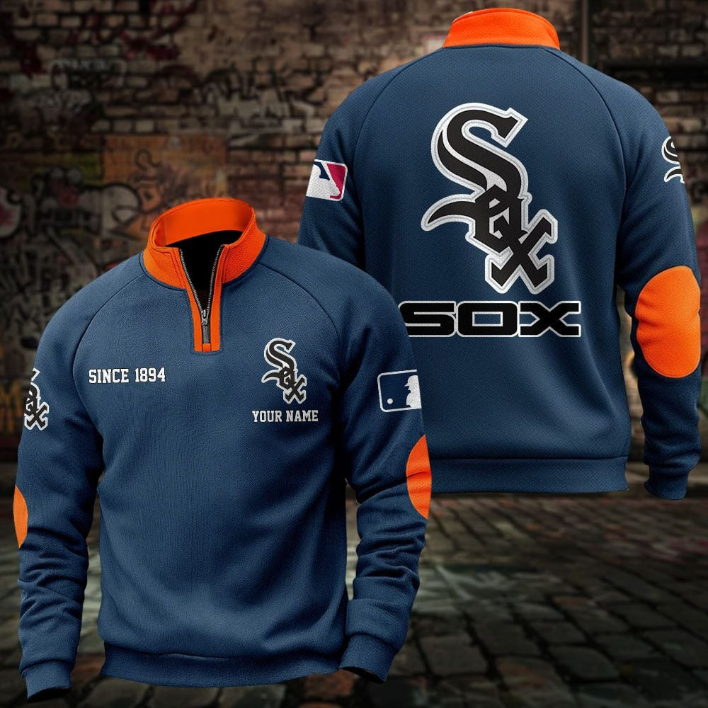 CWS x MLB Sweatshirts Quarter Collared Sweatshirt Pullover DatND DVT