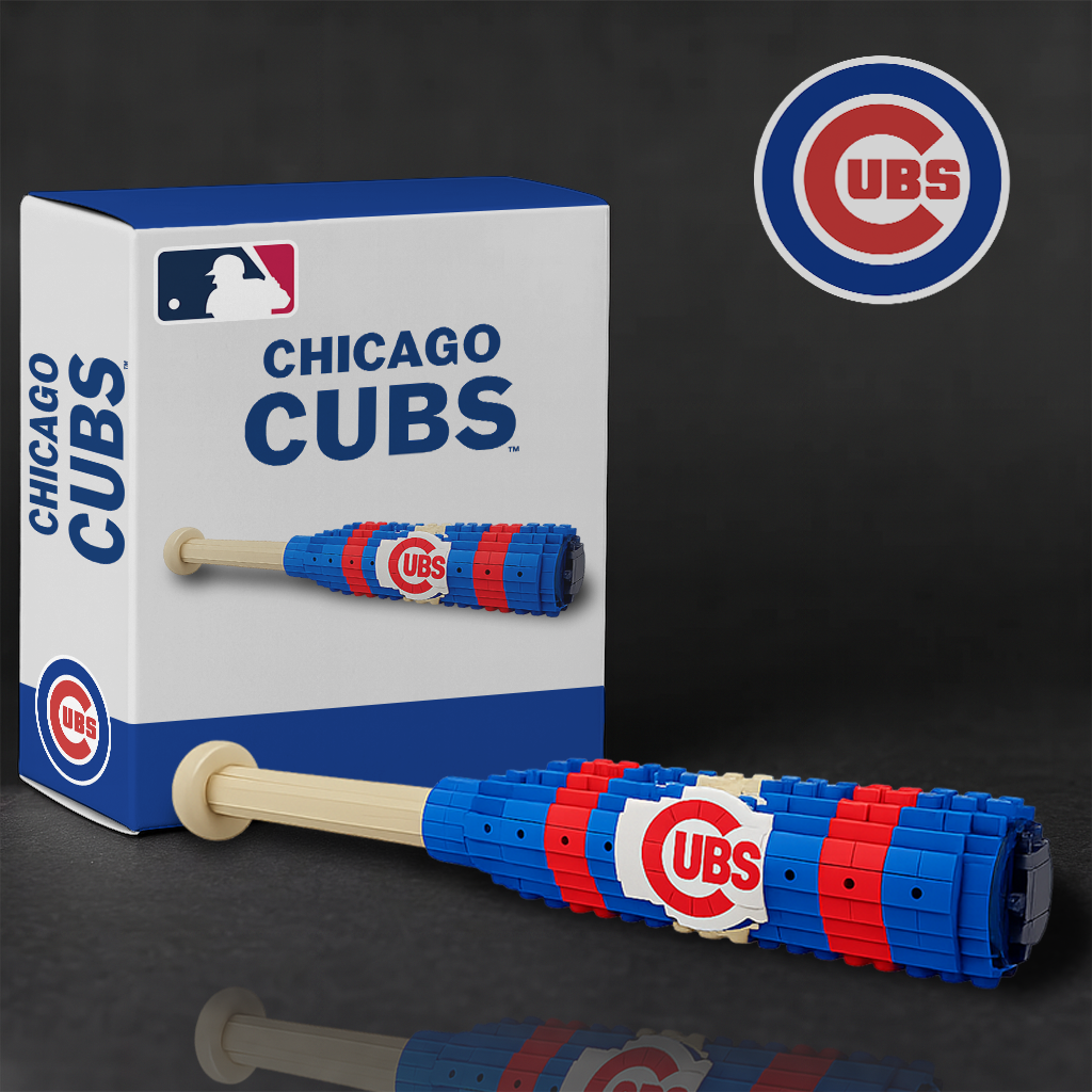 MLB Teams Baseball Bat Building Block Set DDT NTL