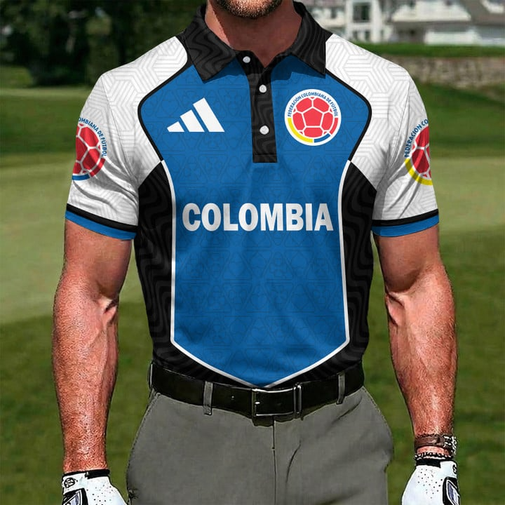 Colombia x World Cup 2026 Classic Polo Shirt DDT NTL