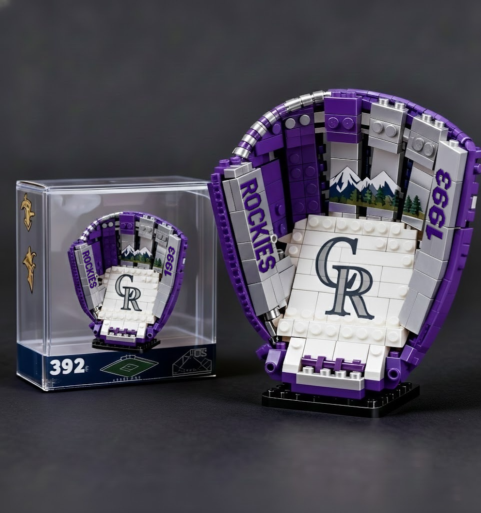 MLB Teams Baseball Glove Building Block Set Ver.2 DDT NTL