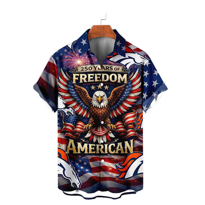 DB x NFL America 250th Anniversary Eagles Hawaiian Shirt 090626