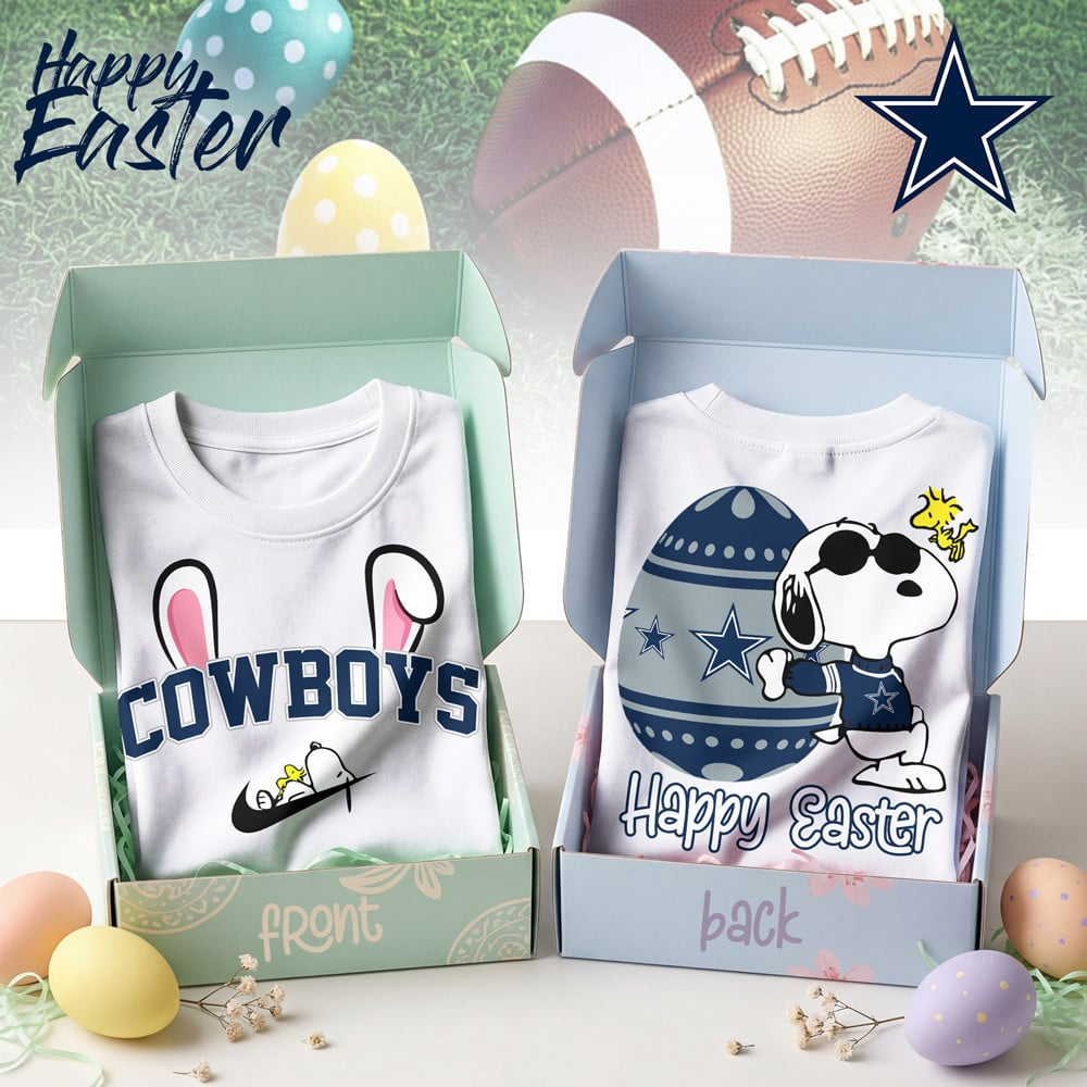 DC Premium NFL Happy Snoopy Easter T-shirt DDT NTL