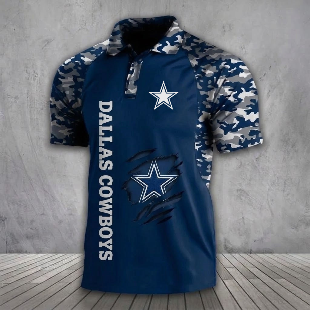 DC x NFL Premium Camouflage Polo DDT TTTZ