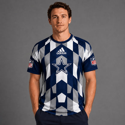 DC x NFL Premium Geometric Fan Performance T-Shirt