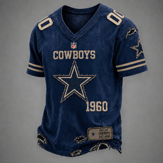 DC x NFL Premium V-neck Shirt 230626