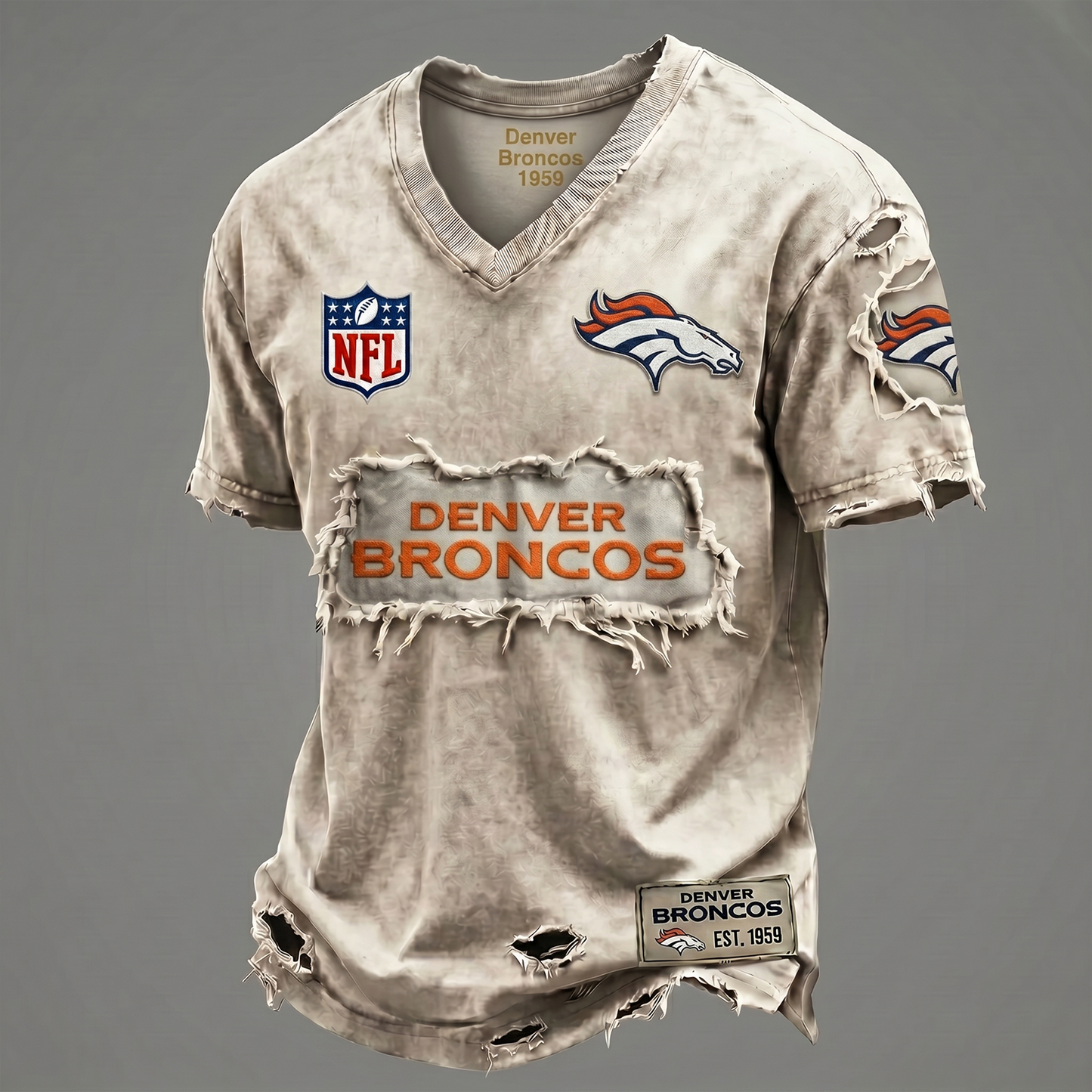DC NFL Premium V-Neck T-shirt Gift For Fans 0306 NAK DATND NHT