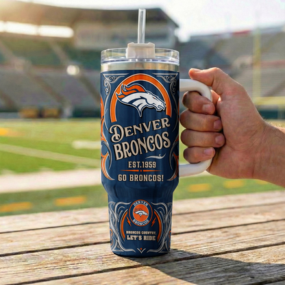 DEN x NFL Stainless Steel Tumble DatND DVT