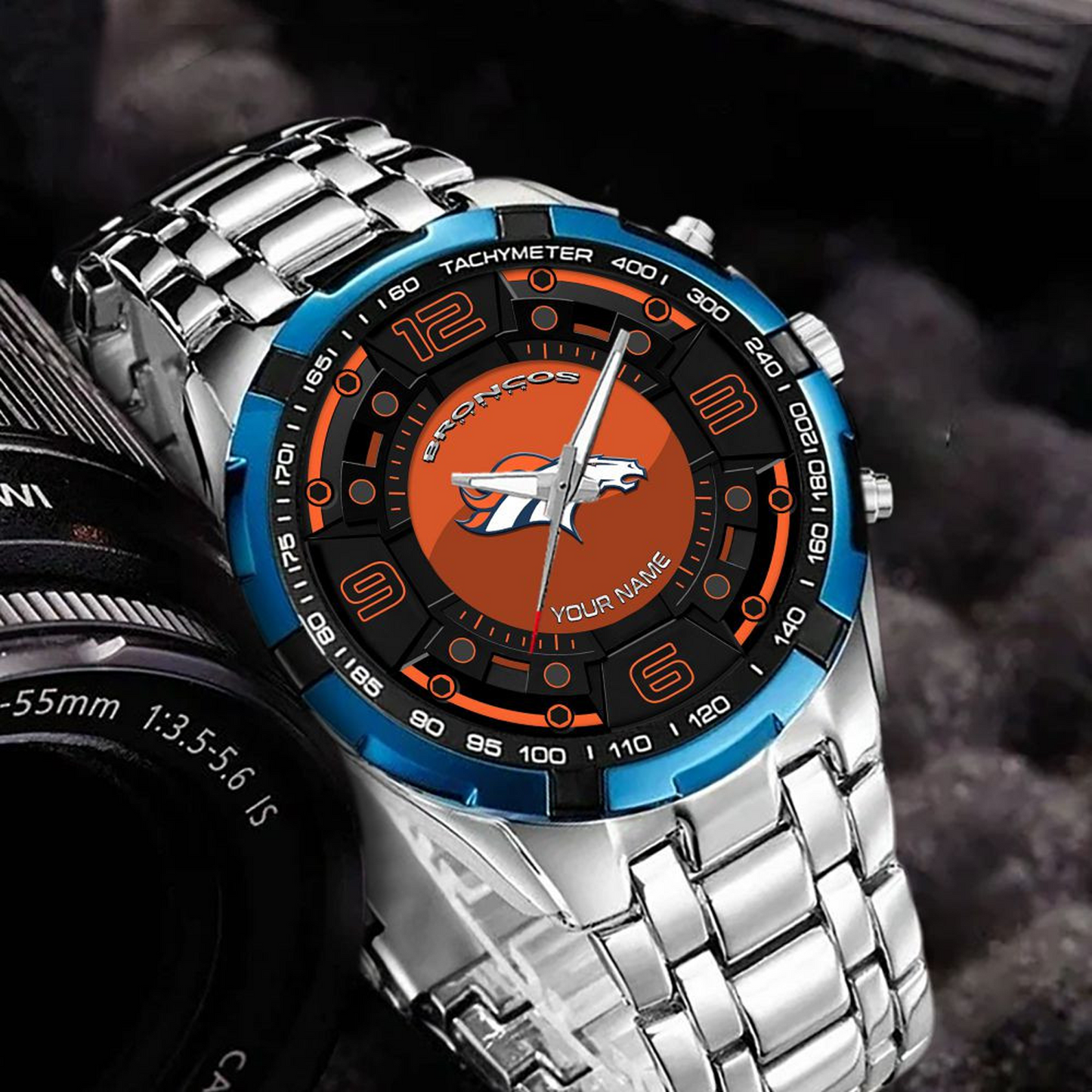DEN x NFL Stainless Steel Watch DatND DVT