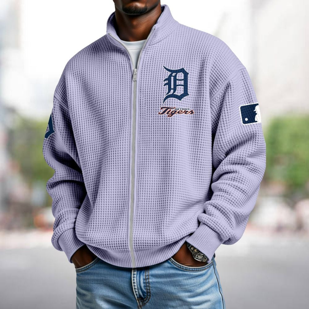 DET x MLB Waffle Zip-Up Sweatshirt DatND DVT