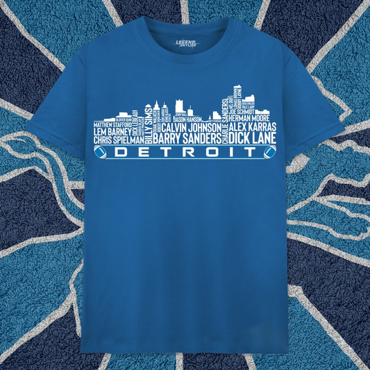 DL Football Greatest Of All Time Team Legends, City Skyline Shirt DDT CTND