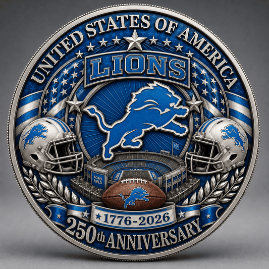 DL Premium NFL 250 Years Of Freedom Commemorative Coin DDT 090626 NTL