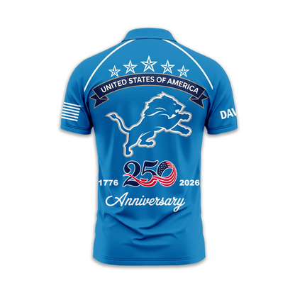 DL Premium NFL American Semiquincentennial Polo Shirt 010726