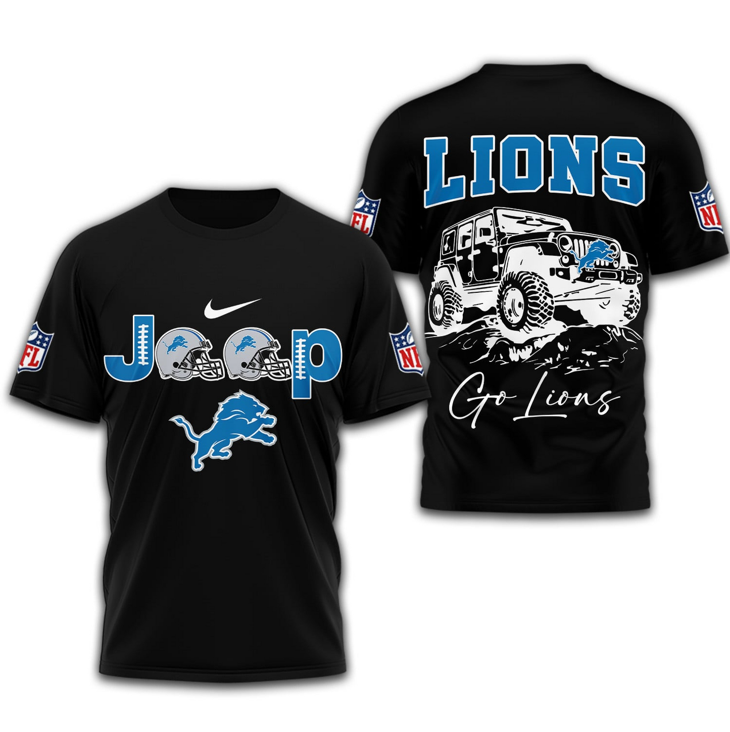 DL Premium NFL Jeep 3D Shirt DDT NTL
