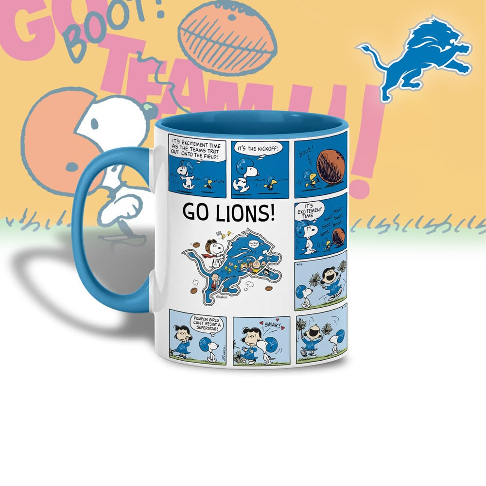 DL Premium NFL Peanuts Comic Mug DDT  CTND