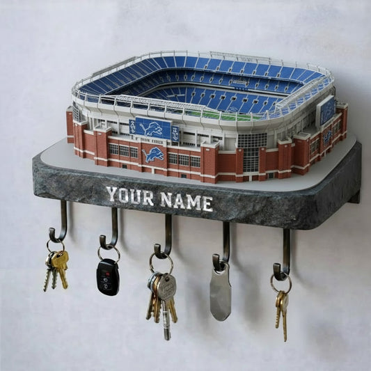 DL Stadium Premium NFL Wood Key Hanger DDT NHM