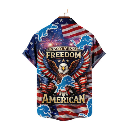 DL x NFL America 250th Anniversary Eagles Hawaiian Shirt 090626