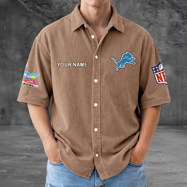 DL x NFL Men Seersucker Button Shirt DDT NTL