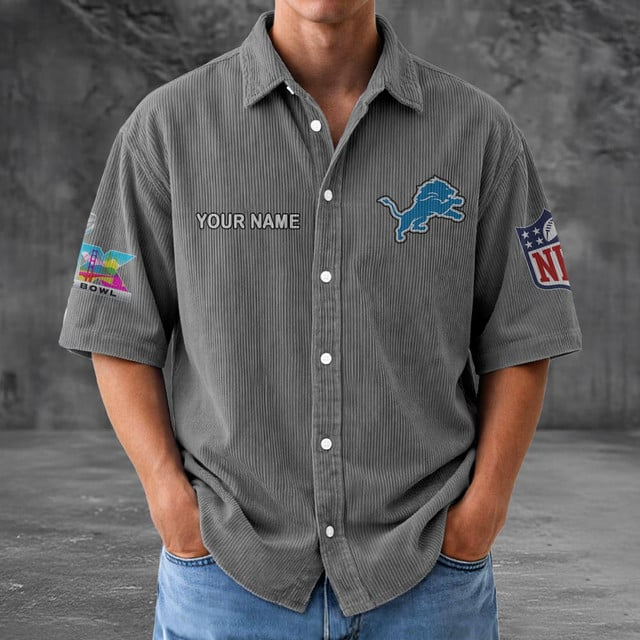 DL x NFL Men Seersucker Button Shirt DDT NTL