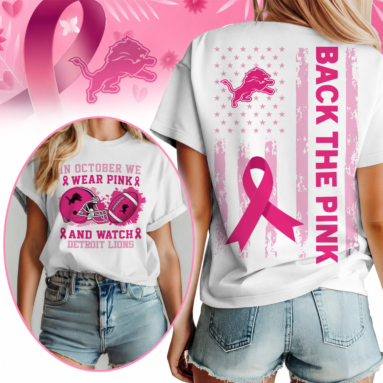 DL x Pink Out Breast Cancer Shirt