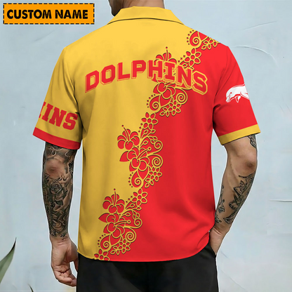 DOL X PREMIUM NRL Hawaiian Shirt Custom Name Limited Edition NDT NHT