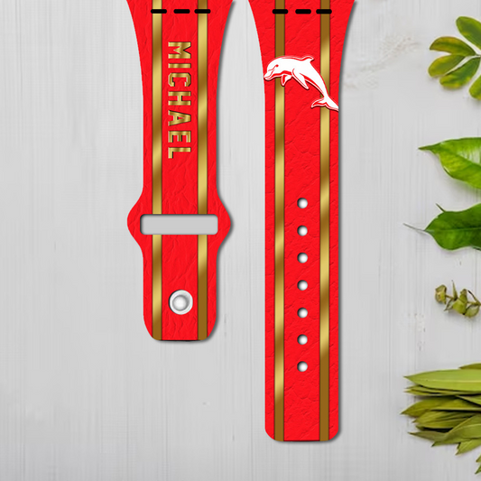 DOL X PREMIUM NRL New Apple Watch Band Custom Name NDT NHT