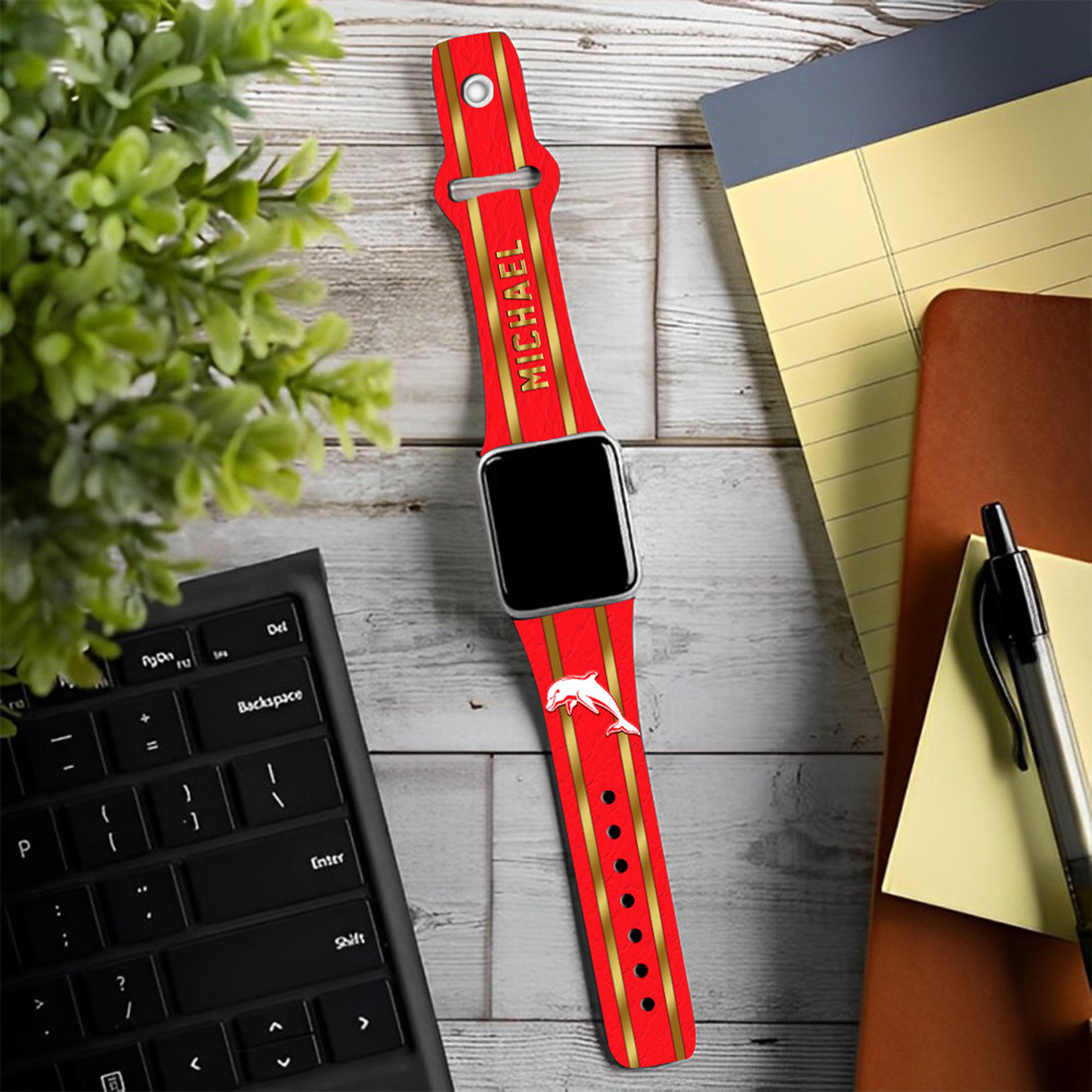 DOL X PREMIUM NRL New Apple Watch Band Custom Name NDT NHT