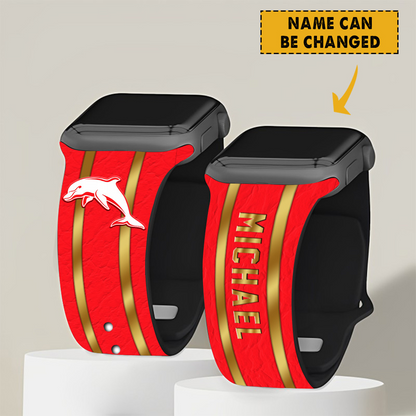 DOL X PREMIUM NRL New Apple Watch Band Custom Name NDT NHT
