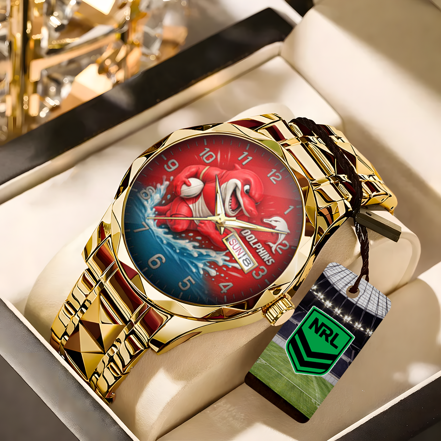 DOL X PREMIUM NRL New Mascot Luxury Hand Watch 2026 NDT NHT