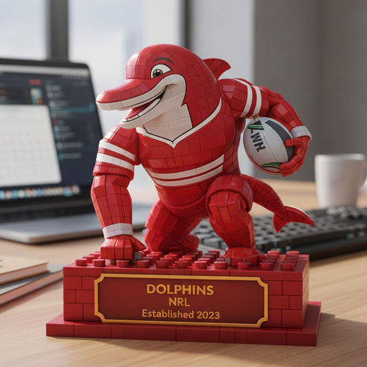 DOL X Premium NRL Special Mascot Acrylic Block Plaque Limited Editions NDT NHT