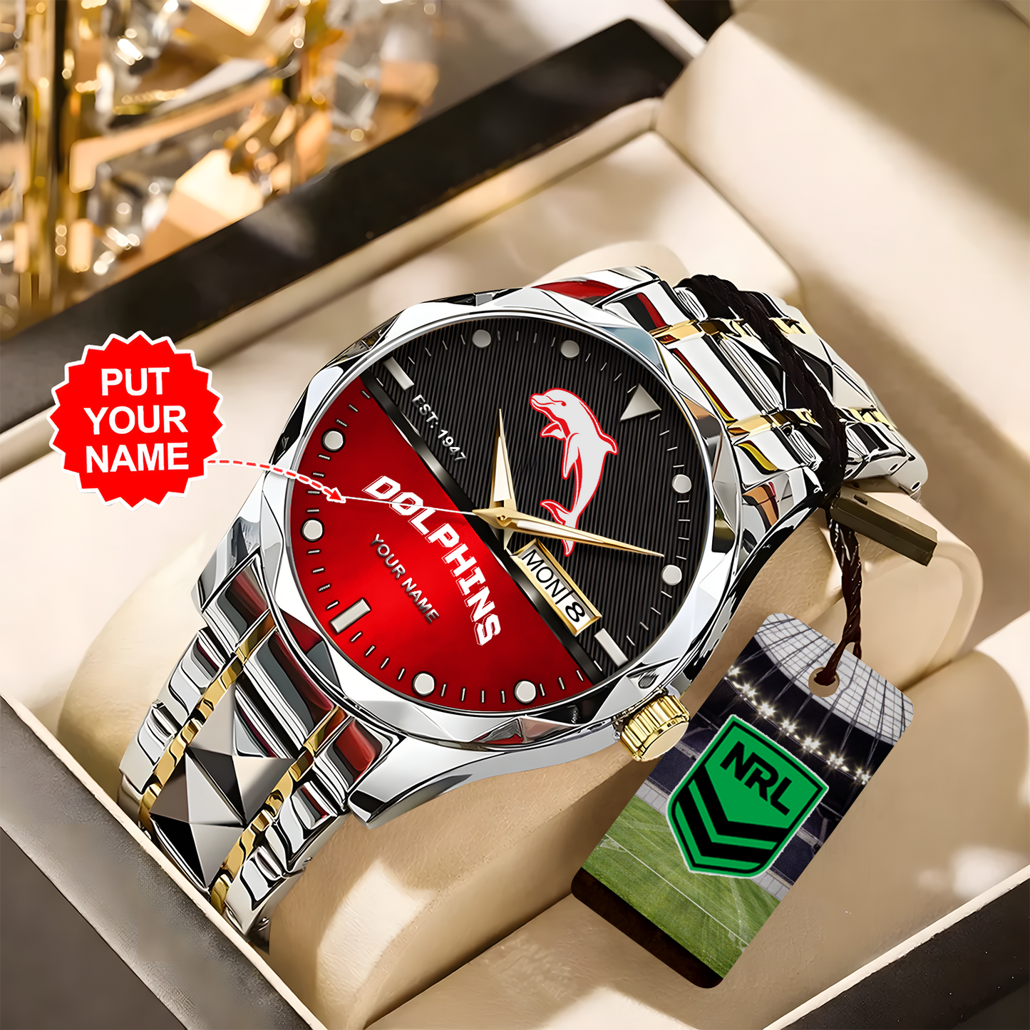 DOL X Premium Nrl Alloy Luxury Quartz Watch Limited Edition NDT NHT