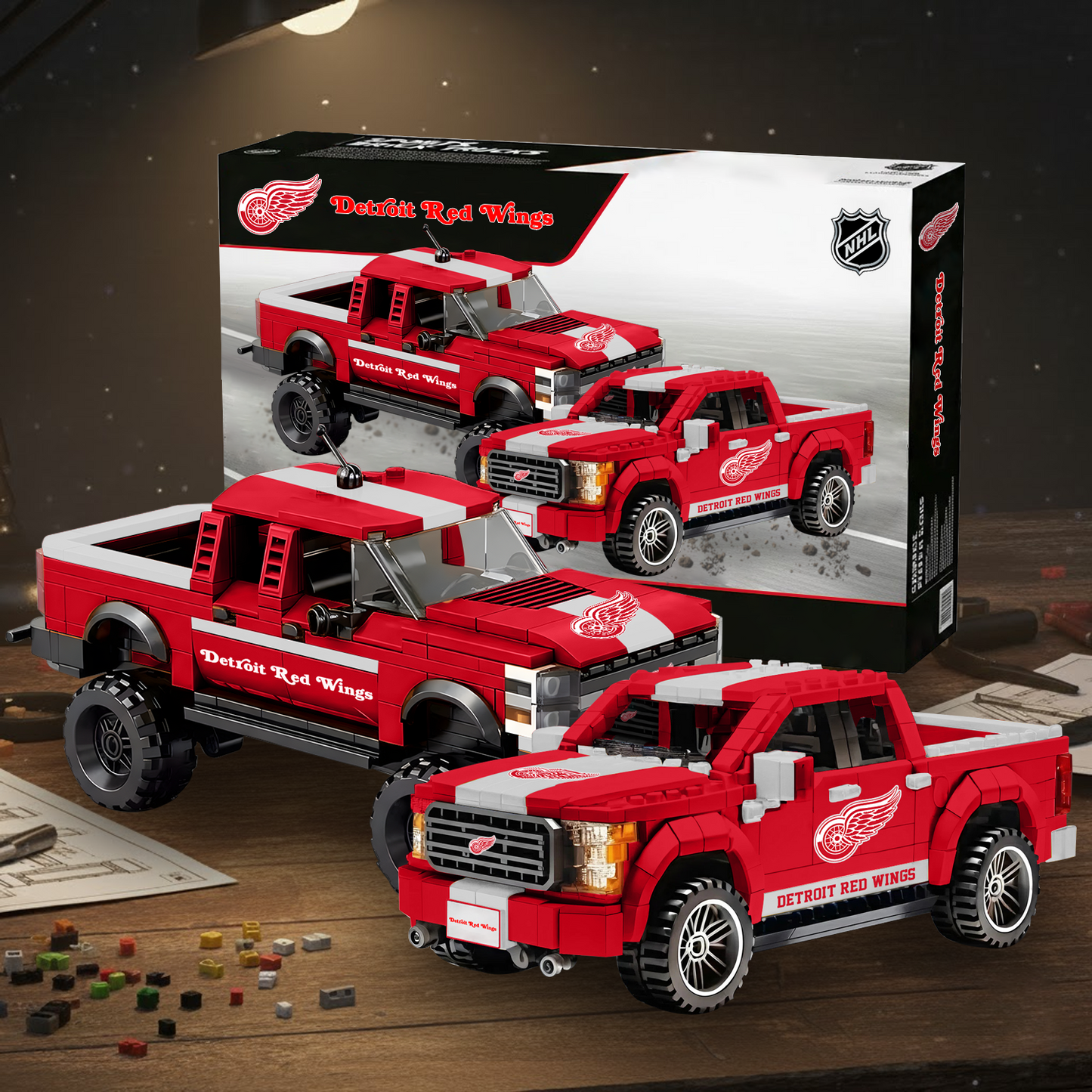 NHL Raptor Pickup Truck and Hockey Racing Trucks V1 NAK NHT
