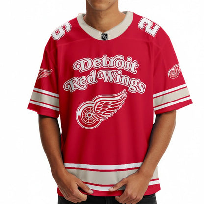 DRW x Hockey Ice Short Sleeves Jersey Shirt Custom Any Number Gift DDT TTTZ