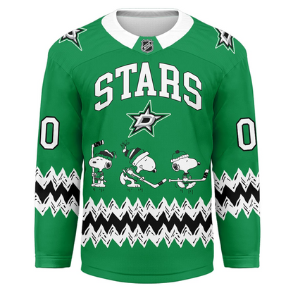 DS Premium NHL Snoopy Personalized Hockey Jersey DDT CTND