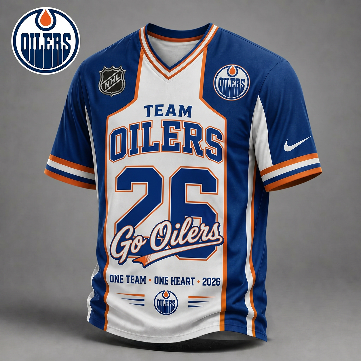 EO Premium NHL Team Pride V-Neck Jersey DDT  010626 HLPHUONG