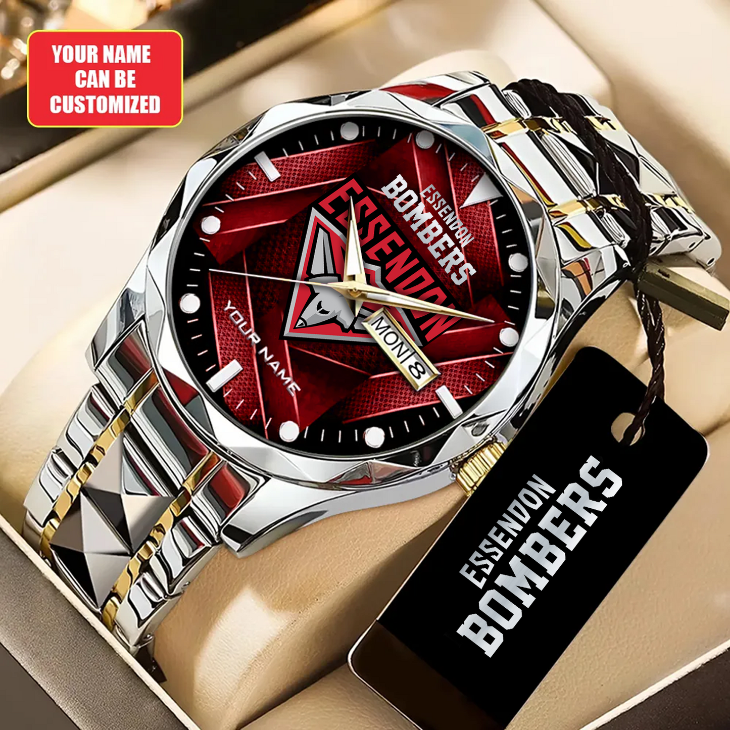ESS x AFL Alloy Luxury Quartz Watch DATND TANTD