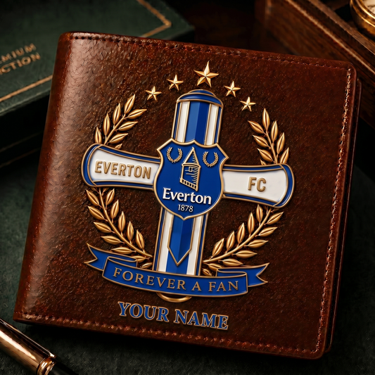 EVE x EPL Cross Men Leather Wallet Custom Any Name Gifts 230626