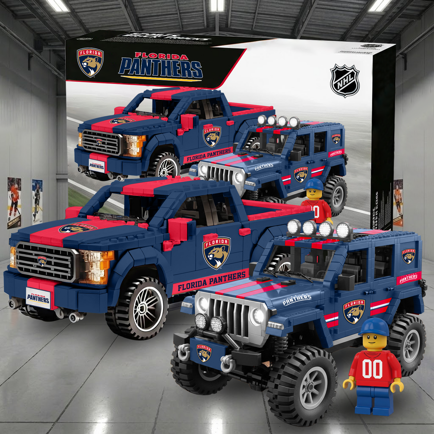 NHL Team Off-Road Vehicles and Hockey Racing Trucks V1 NAK NHT