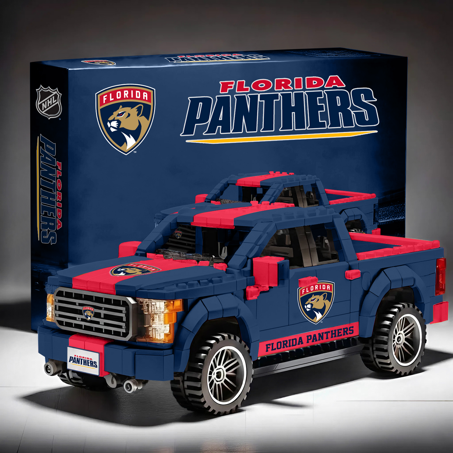 FP NHL 3D Racing Truck Model Building Block Set V1 NAK NHT