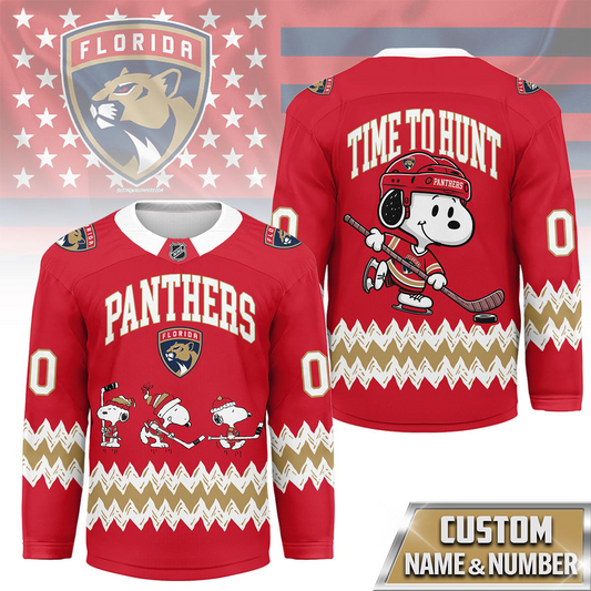 FP Premium NHL Snoopy Personalized Hockey Jersey DDT CTND