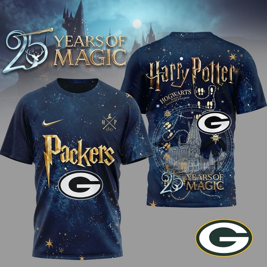 GBP Premium NFL Harry Potter 25 Years Of Magic 3D Shirt DDT CTND