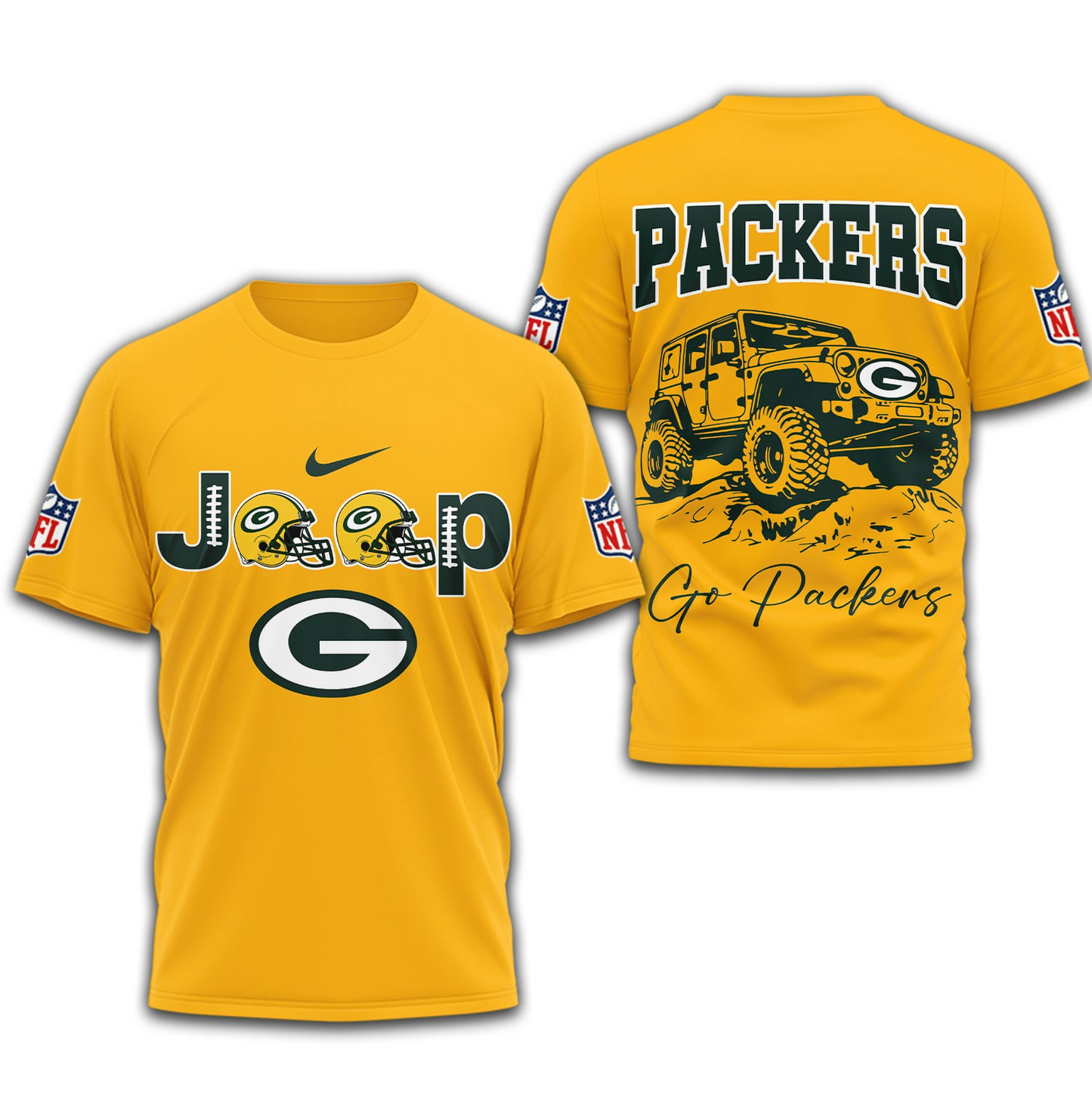 GBP Premium NFL Jeep 3D Shirt DDT NTL