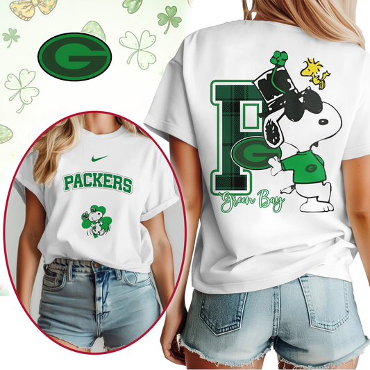 GBP Premium NFL Snoopy St. Patricks Day Shirt DDT NTL