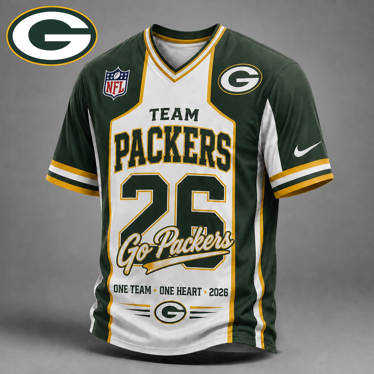 GBP Premium NFL Team Pride V-Neck Jersey DDT  010626 HLPHUONG
