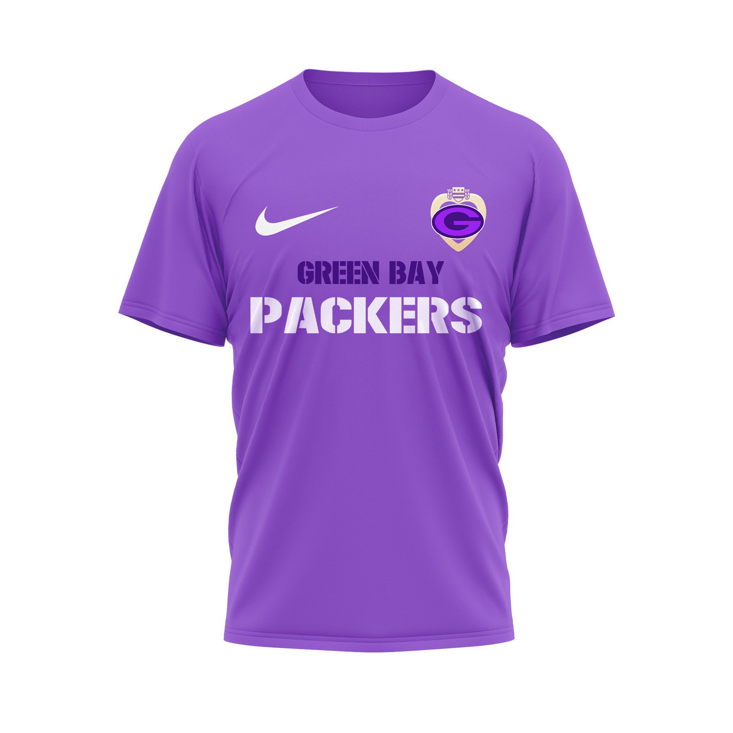 GBP Premium National Purple Hear Day 3D Shirt  300626