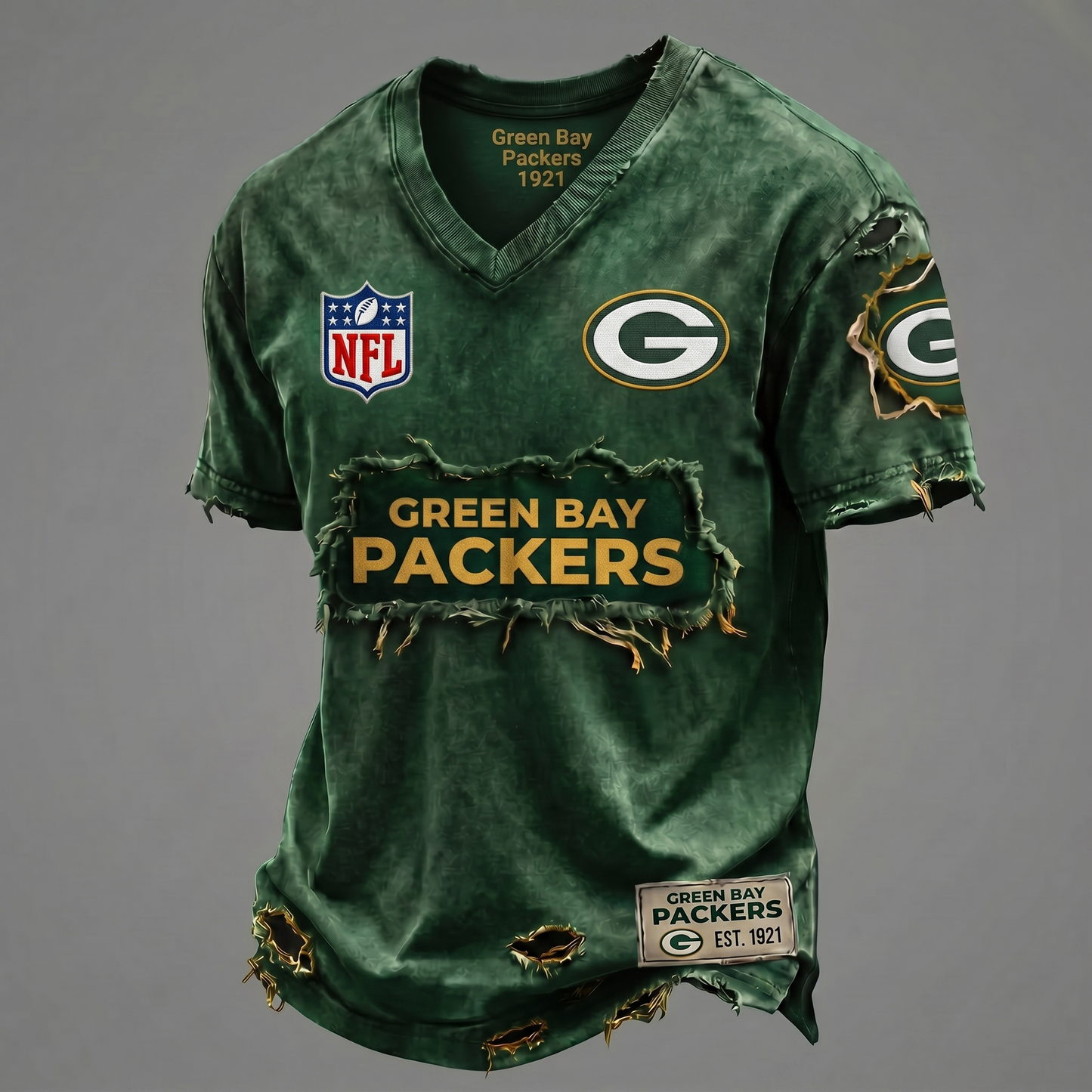 GBP NFL Premium V-Neck T-shirt Gift For Fans 0306 NAK DATND NHT