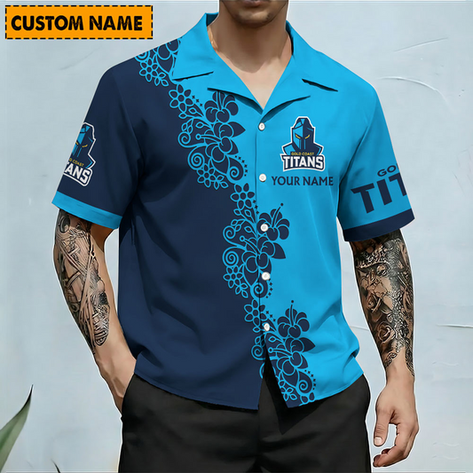 GCT X PREMIUM NRL Hawaiian Shirt Custom Name Limited Edition NDT NHT
