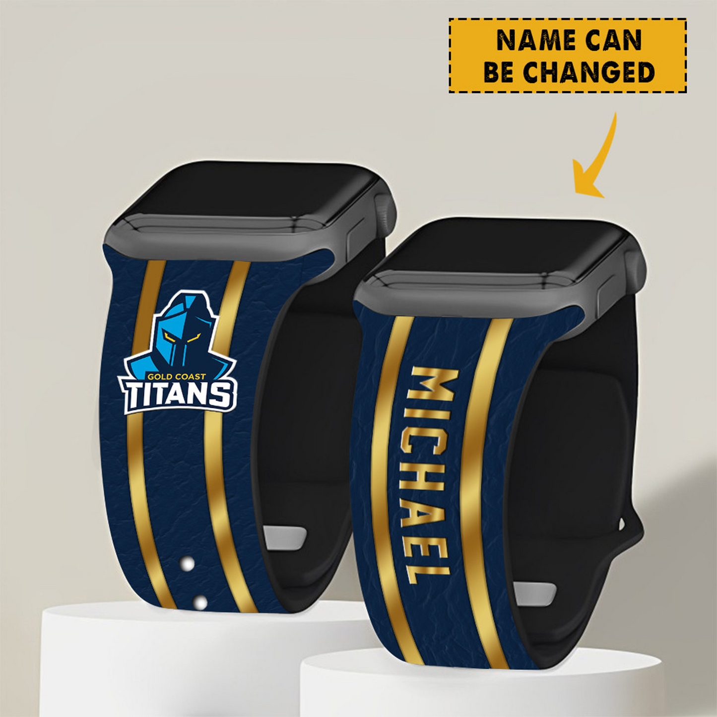 GCT X PREMIUM NRL New Apple Watch Band Custom Name NDT NHT