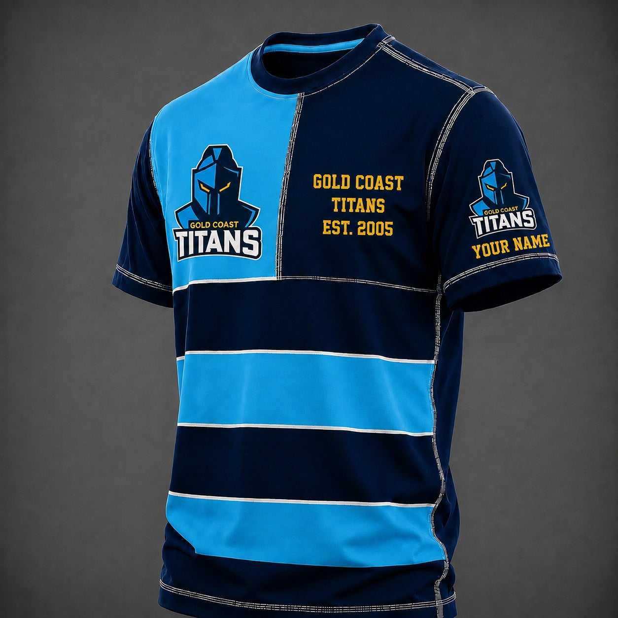 GCT x NRL Premium Vintage All Over Print T-Shirt 3D Personalized Gift For True Fan